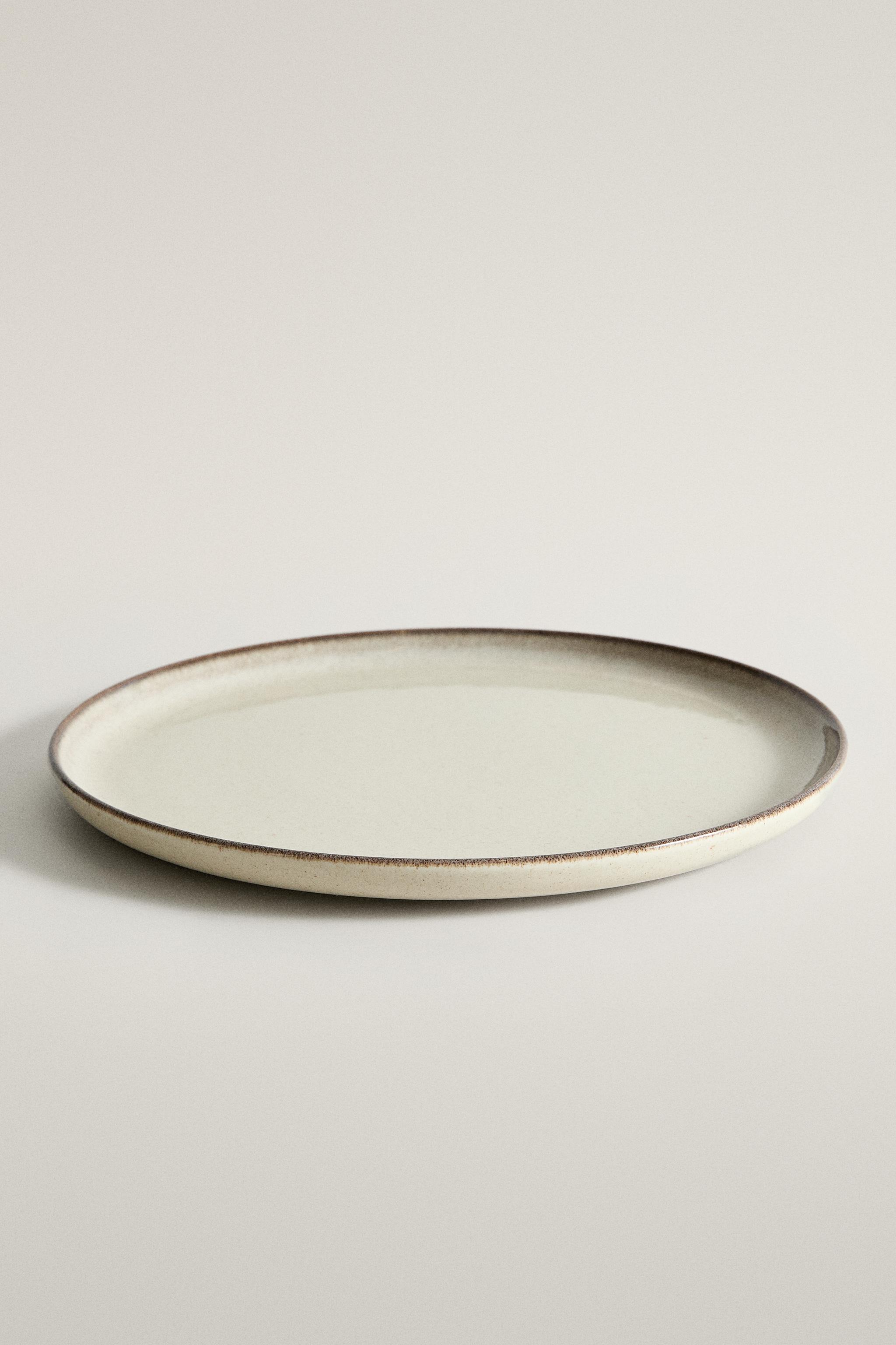 ASSIETTE PLATE GRÈS